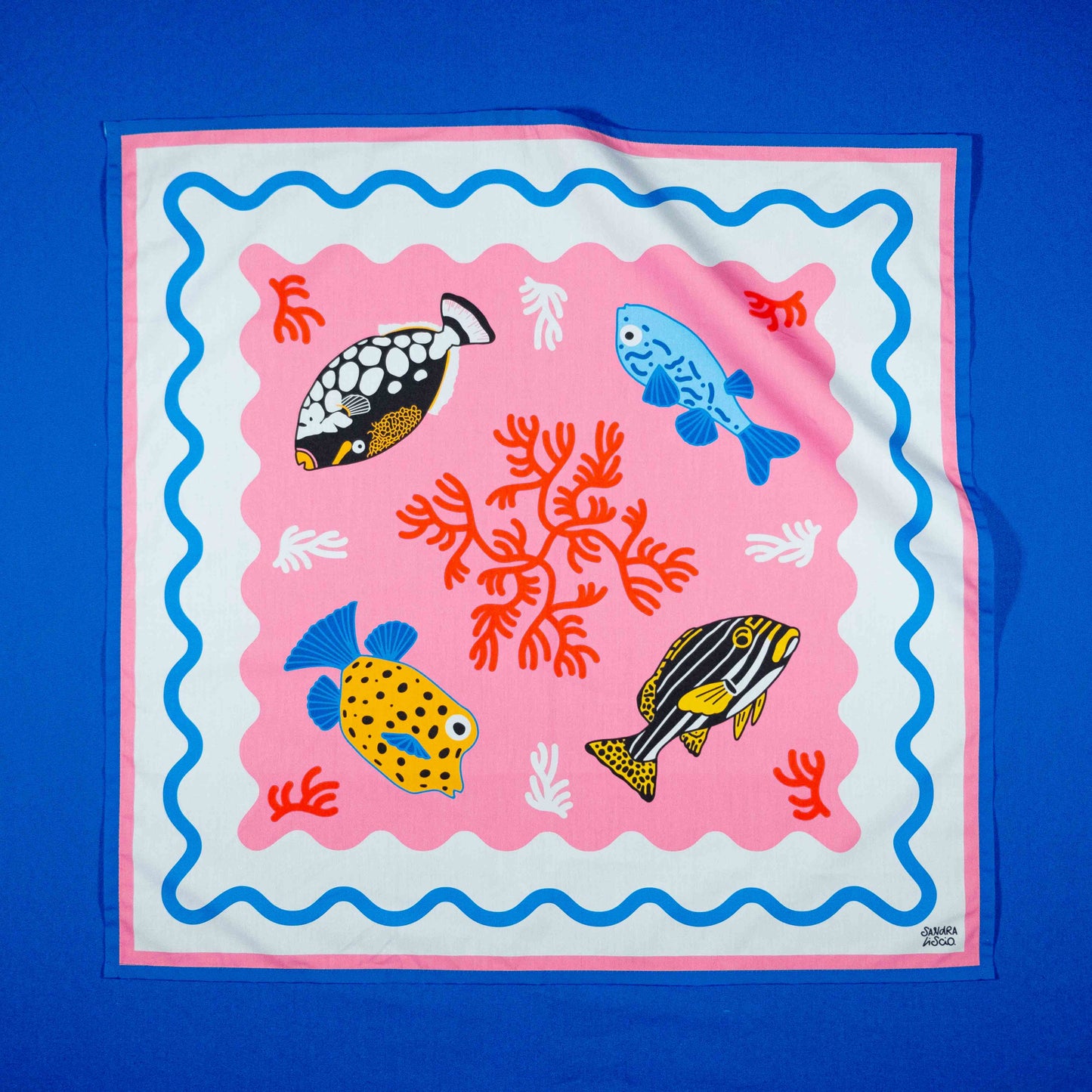 Under the Sea - Pink- Furoshiki