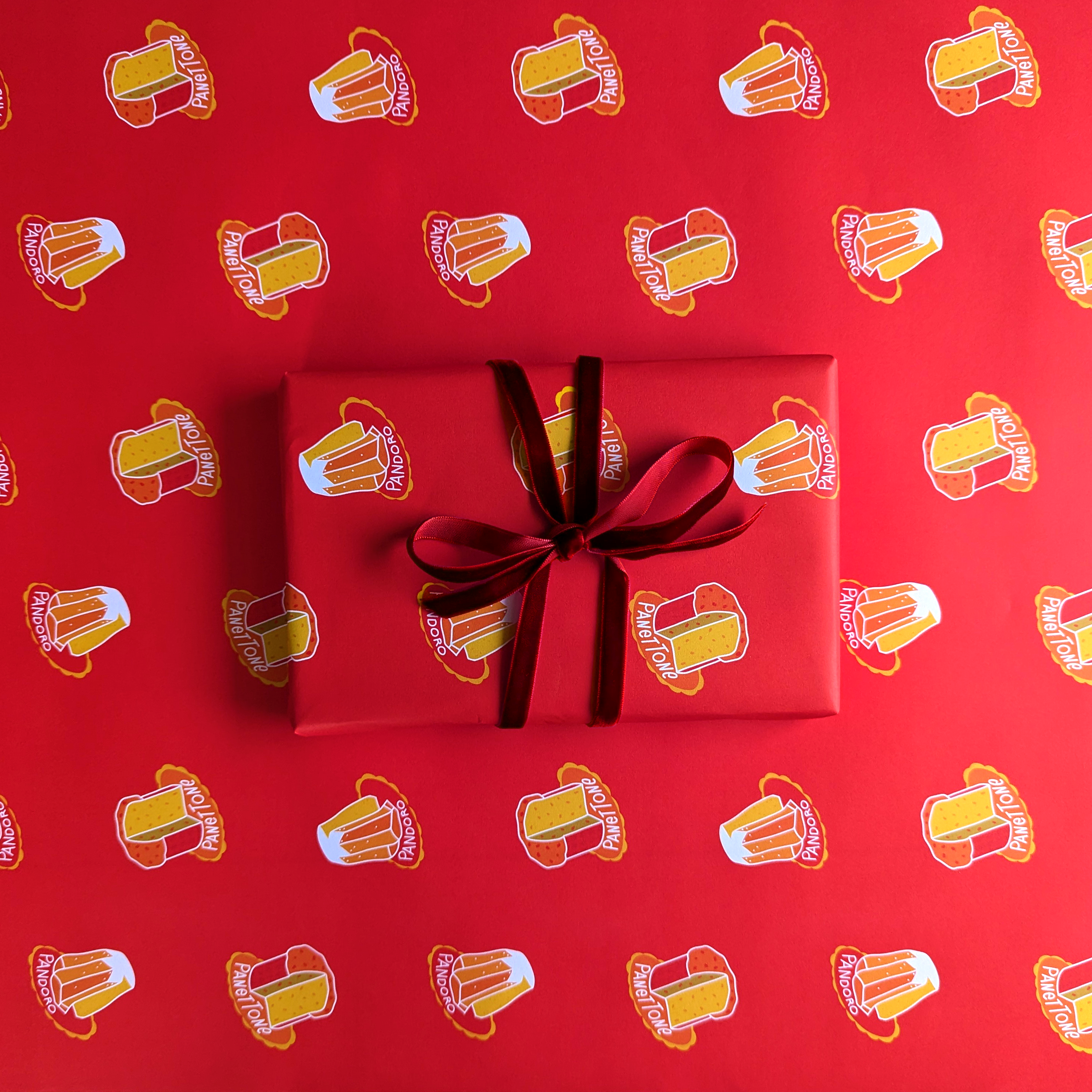 Panettone Pandoro -  Wrapping Paper