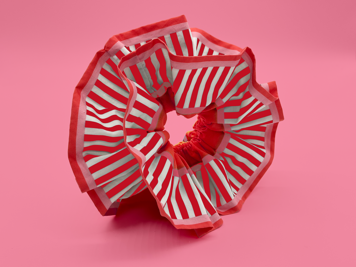 Extra Bold Scrunchie - RED PINK