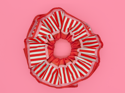 Extra Bold Scrunchie - RED PINK