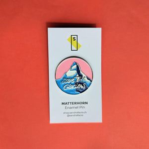 Matterhorn Save the Glaciers - Enamel Pin