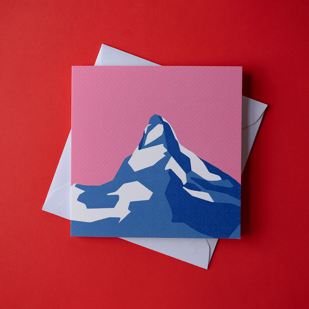 Matterhorn - Pink - Card