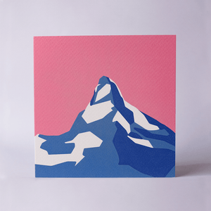 Matterhorn - Pink - Card